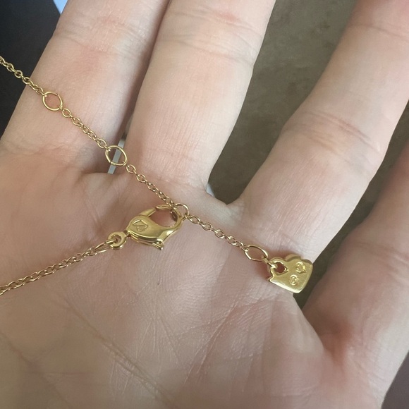 Swarovski Elegant Gold and Purple Pendant Necklace - Picture 2 of 4